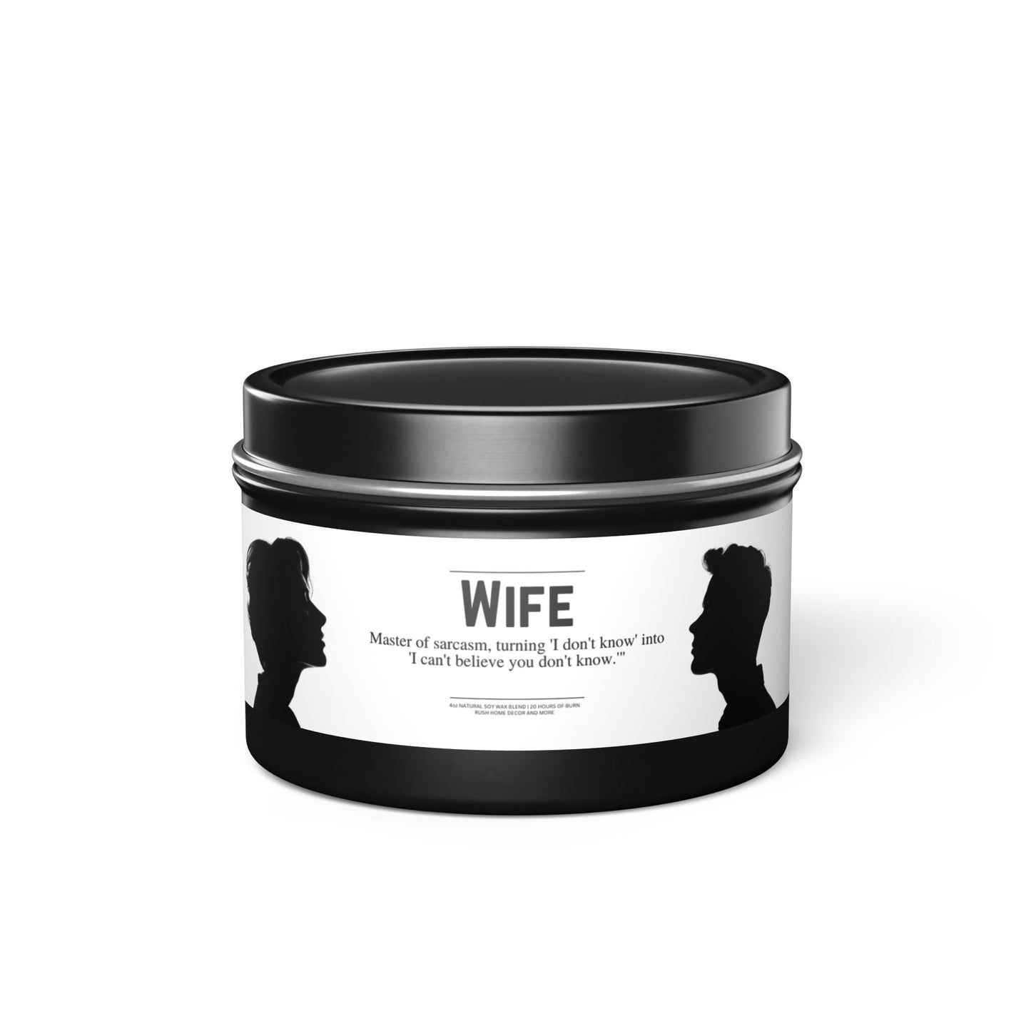 Wife: Master Of Sarcasm | Funny Candle | Gift for Her | Mom Gift | Wife Gift | Anniversary | Mothers Day